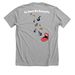 Release the Flavor Bombs Tee, a Athletic Heather Premium Unisex Tee (back-view)