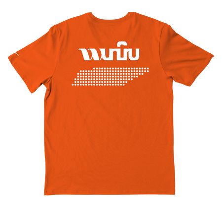 Summer Grind Shirts, a Brilliant Orange Nike Dri-FIT Jersey Blend Performance Tee (back-view)