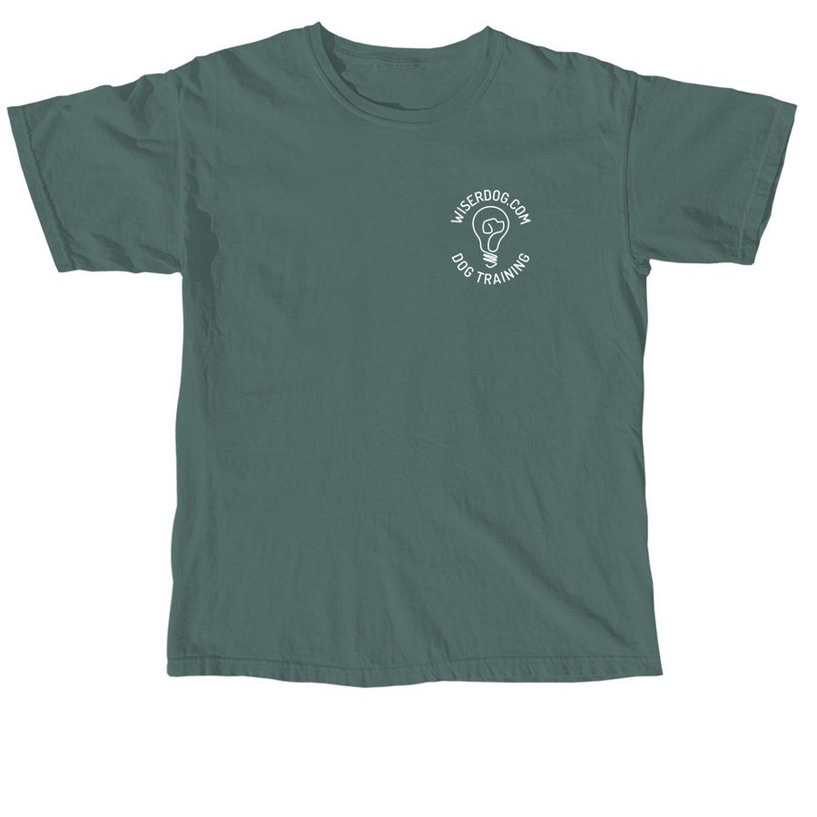 Wiserdog Merch, a Blue Spruce Comfort Colors Unisex Tee
