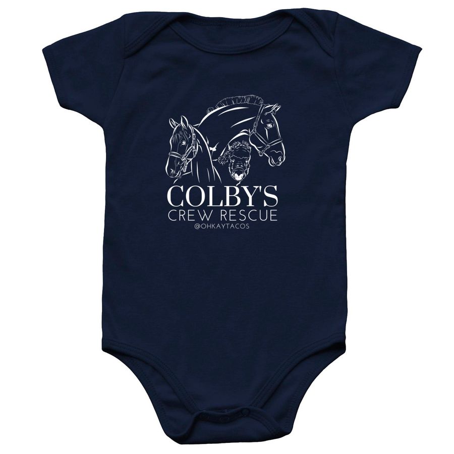 CCR Baby Onesie, a Navy Infant Onesie