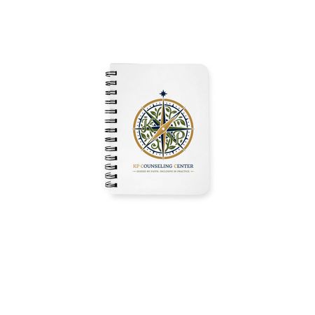 KPCC Notebook, a White Spiral Notebook