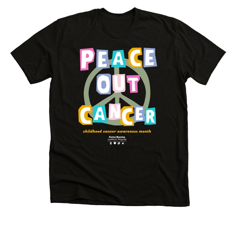 2026 Childhood Cancer Awareness Month, a Black Heather Premium Unisex Tee