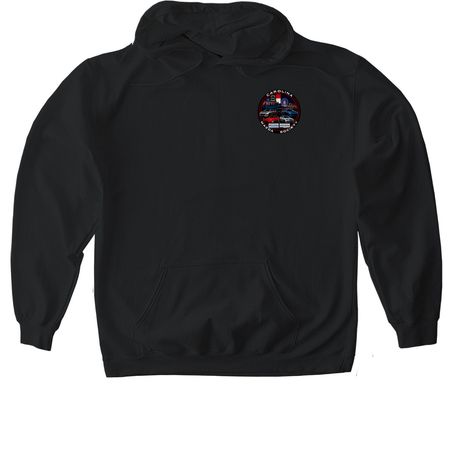 Where it Starts, a Black Gildan Softstyle Pullover Hoodie