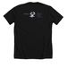Abortion., a Solid Black Blend Premium Unisex Tee (back-view)