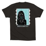 Indigenous Women Rising est. 2012, a Black Premium Cotton Tee (back-view)