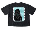 Indigenous Women Rising est. 2012, a Black Comfort Colors Boxy Tee (back-view)