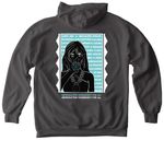 Indigenous Women Rising est. 2012, a Pepper Comfort Colors Pullover Hoodie (back-view)