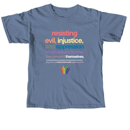 RMN | UMC Baptismal Vows, a Blue Jean Comfort Colors Unisex Tee