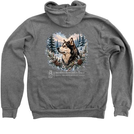 Cold?, a Deep Heather Zip Up Hoodie