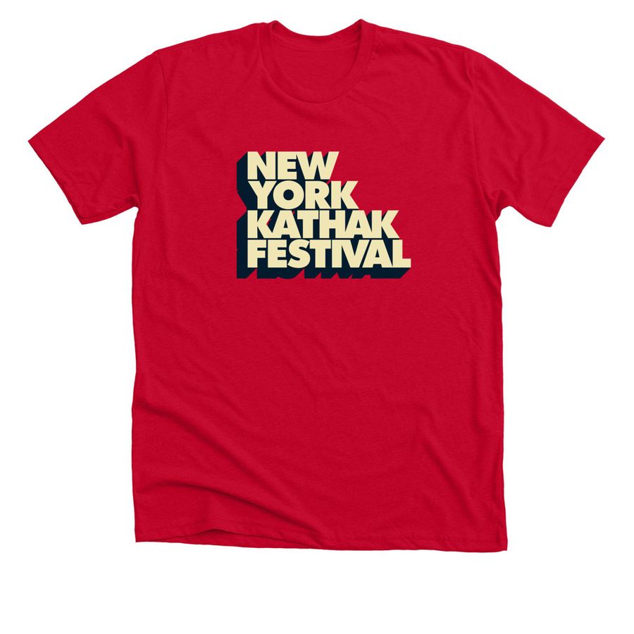 New York Kathak Festival 2026, a Solid Red Blend Premium Unisex Tee