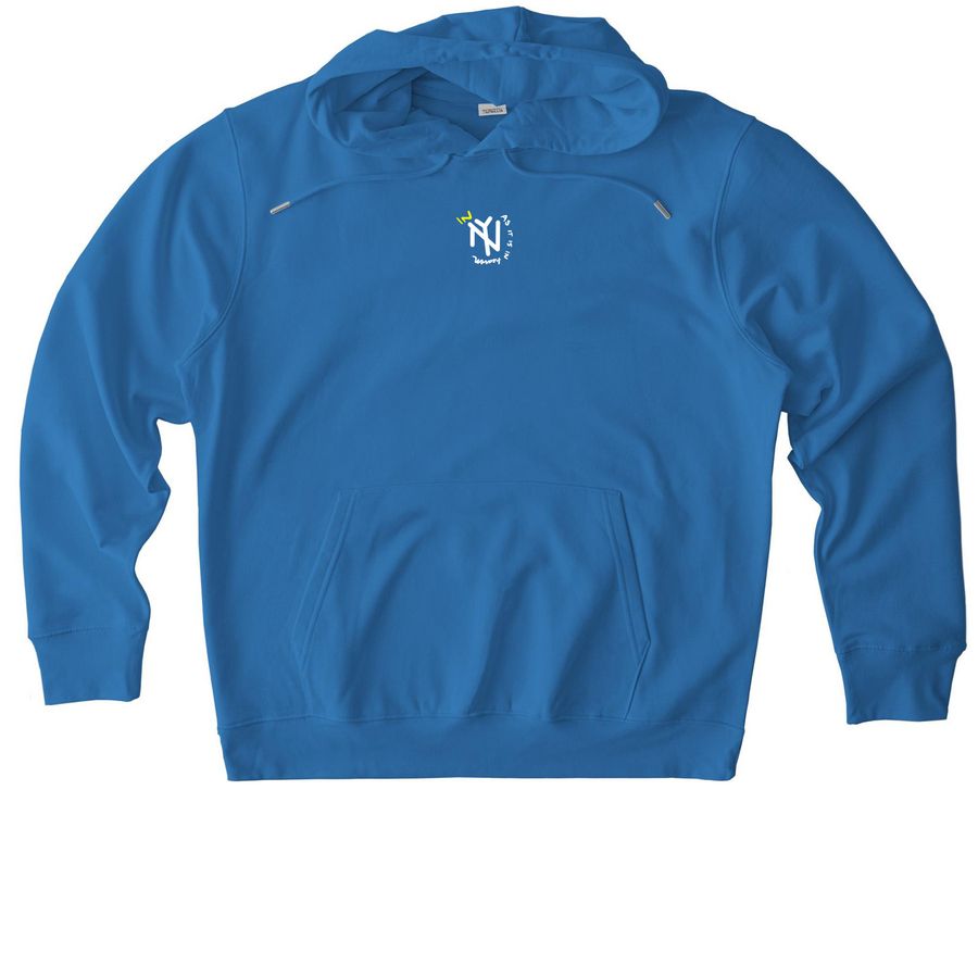 In New York as it is in Heaven, a Mindful Blue Stanley/Stella Unisex Cruiser 2.0 Pullover Hoodie