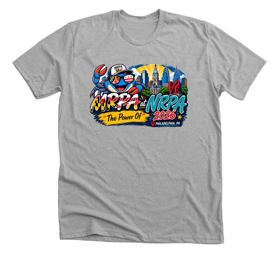 MRPA @ NRPA 2026, a Athletic Heather Premium Unisex Tee