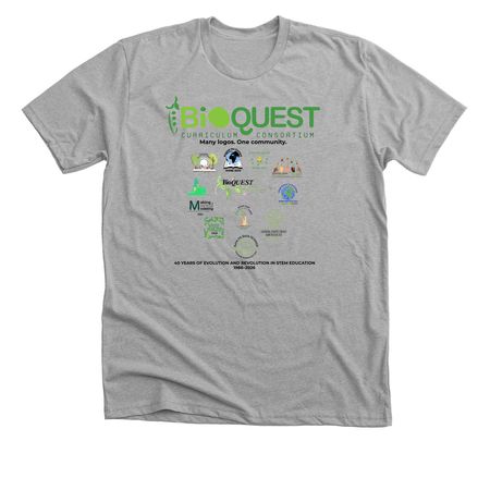 Happy 40th BioQUEST!, a Athletic Heather Premium Unisex Tee
