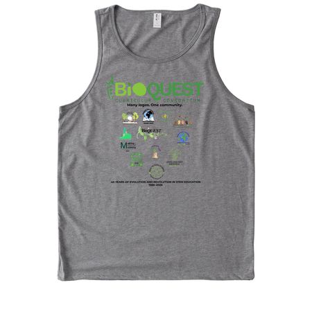 Happy 40th BioQUEST!, a Aluminum Grey Allmade Eco Triblend Tank