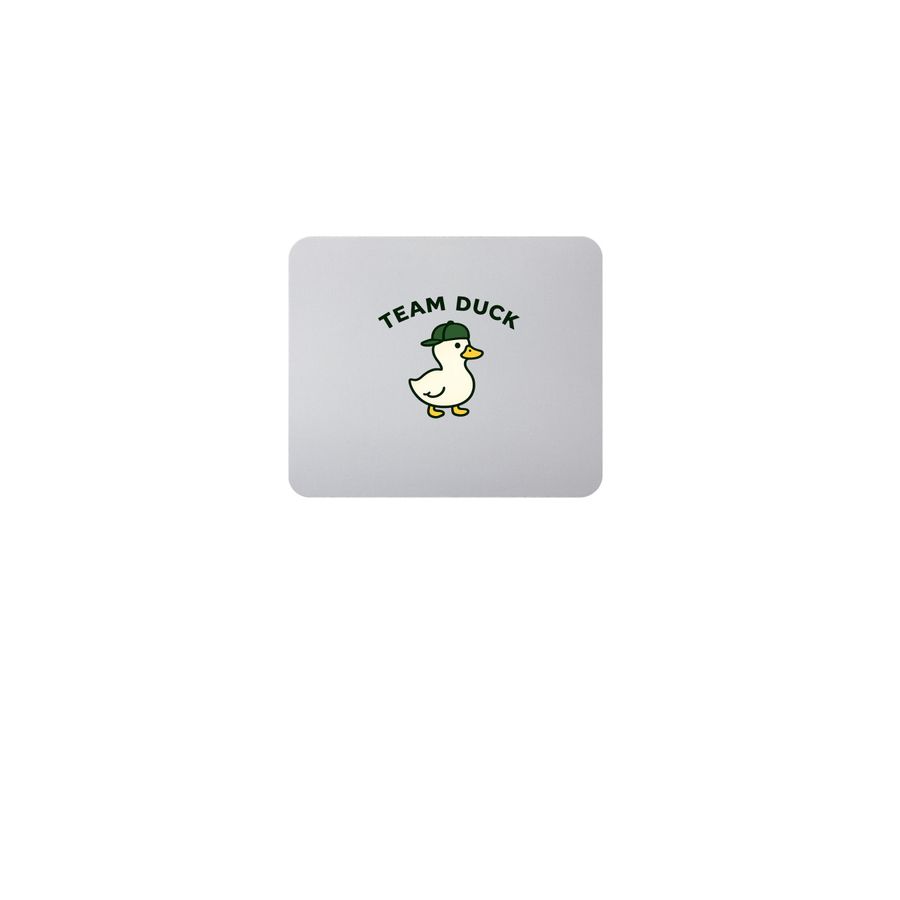 Team Duck Mouse Pad, a White Full Color Mouse Pad
