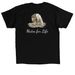 Mates for Life shirts, a Black Classic Unisex Tee (back-view)