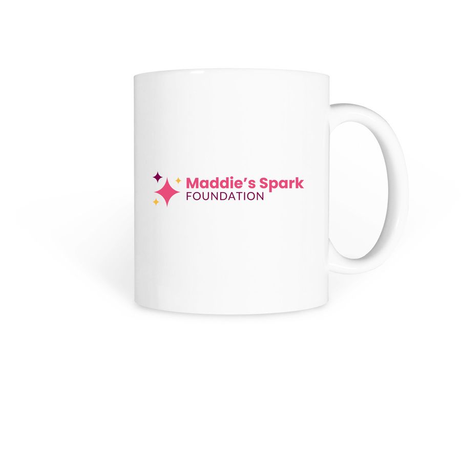 Maddie's Spark Mug, a White Coffee Mug