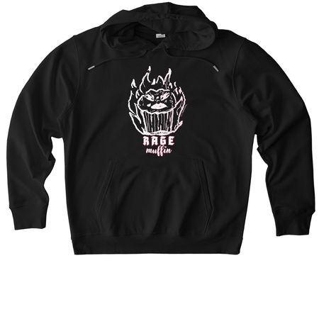 Rage Muffin DarkSide, a Black Stanley/Stella Unisex Cruiser 2.0 Pullover Hoodie