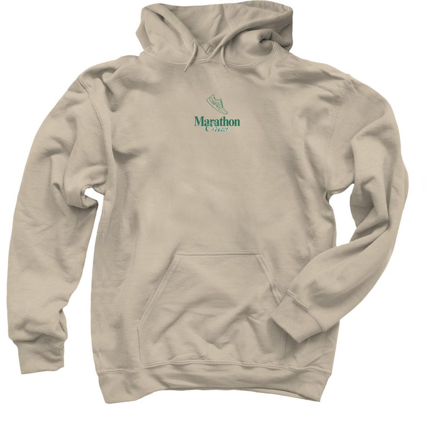 Chicago Marathon Hoodie - Design 1, a Sand Pullover Hoodie