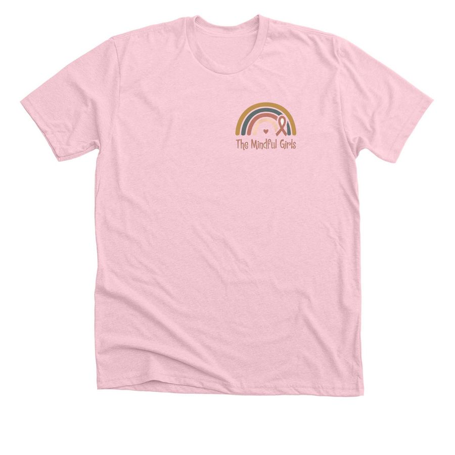 The Mindful Girl Shirts, a Heather Pink Premium Unisex Tee