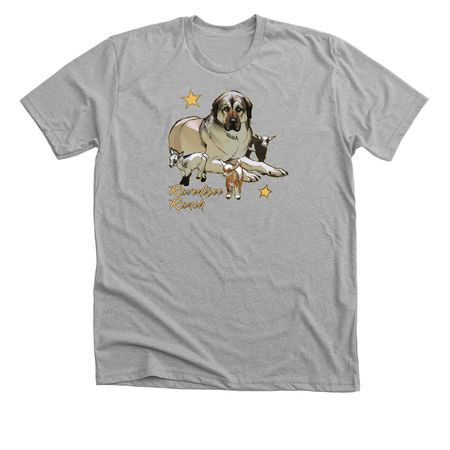 Judge and Goat Kids, a Athletic Heather Premium Unisex Tee