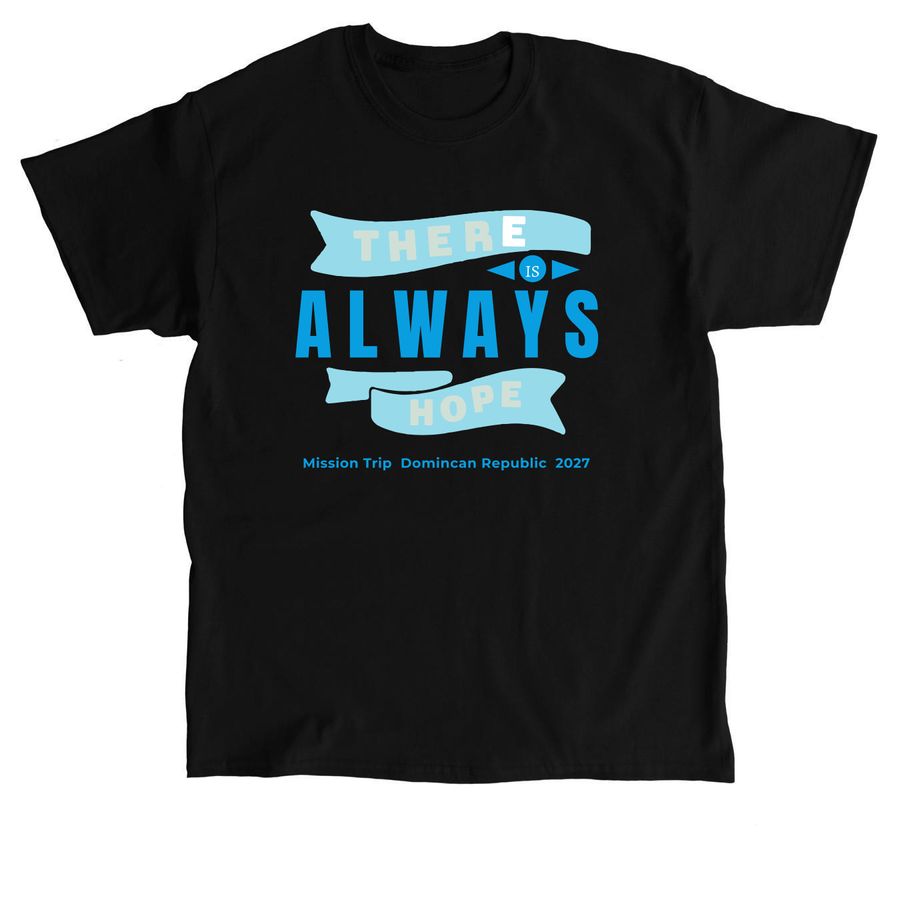 PLEASE SUPPORT MY 2027 MISSION TRIP, a Black Classic Unisex Tee