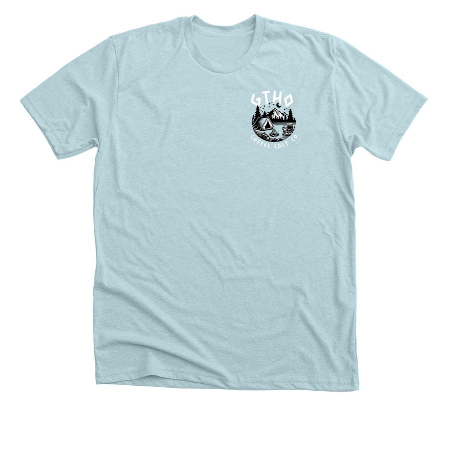 GTHO2, a Heather Ice Blue Premium Unisex Tee