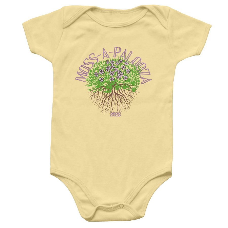 Mossapalooza Baby Swag, a Banana Infant Onesie
