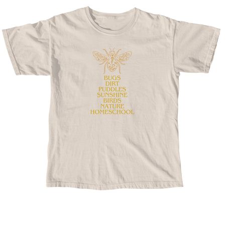 Nature Homeschool, a Ivory Comfort Colors Unisex Tee
