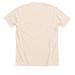Faithful As The Waves, a Heather Soft Cream Premium Unisex Tee (back-view)