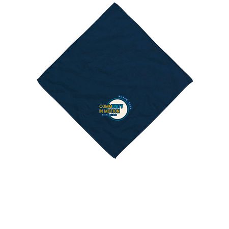 2026 NCVRW: CommUNITY in Motion Bandana, a Navy Cotton Bandana