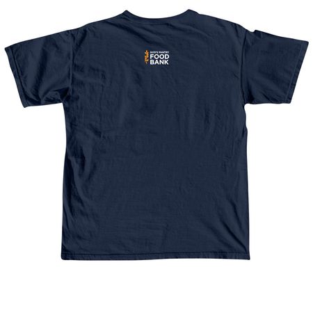 MAKING HUNGER VISIBLE, a True Navy Comfort Colors Unisex Tee (back-view)