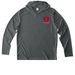 UV Performance LS Hoodie, a Dark Smoke Grey UV Performance Long Sleeve Hoodie