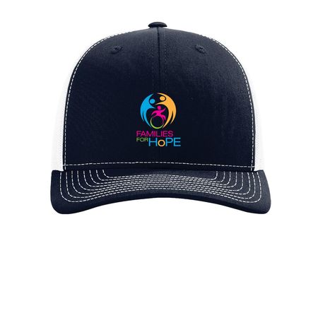 Families for HoPE:Holoprosencephaly Awareness, a Navy/ White Printed Snapback Trucker Cap