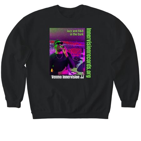 Jazz and R&B in the Dark Toni, a Black Softstyle Crewneck Sweatshirt