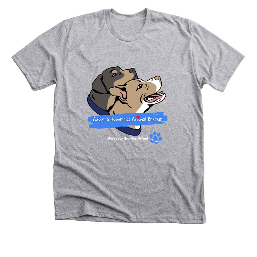 New Logo Fundraiser, a Athletic Heather Premium Unisex Tee