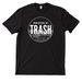Think Outside The Trash, a Deep Black Allmade Heavyweight Recycled Cotton Tee
