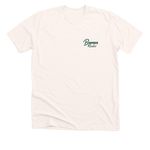 Can You Dig It?, a Heather Natural Premium Unisex Tee (back-view)