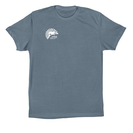 Alice Shirt with Badge Logo, a Slate Premium Cotton Tee