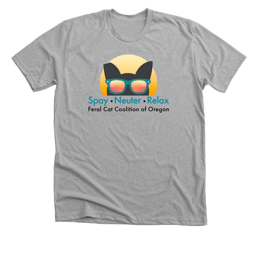 Spay Neuter Relax - Sunshine, a Athletic Heather Premium Unisex Tee