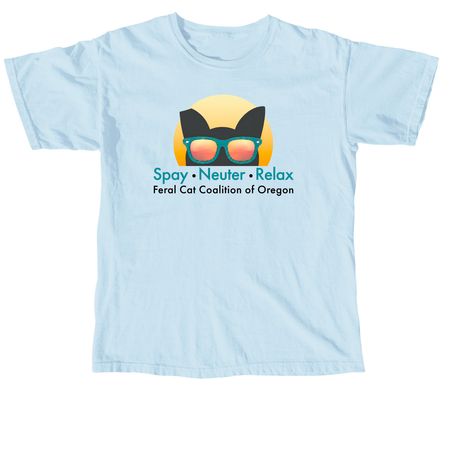 Spay Neuter Relax - Sunshine, a Chambray Comfort Colors Unisex Tee