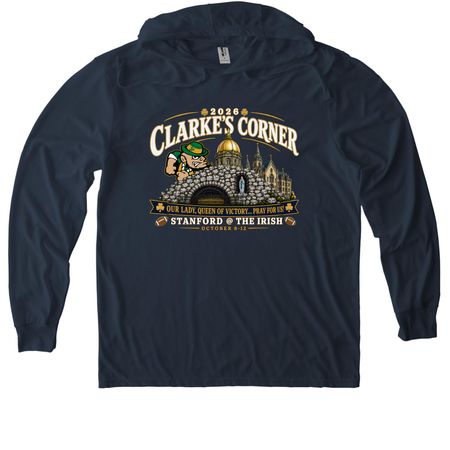 2026 Official Shirt-Navy, a Rebel Blue Allmade Eco Triblend Hoodie Tee