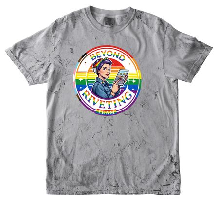 Show your PRIDE, a Smoke Comfort Colors Colorblast Tee