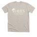 Dark colored adult/youth with ivory writing.&nbsp;, a Heather Dust Premium Unisex Tee