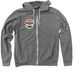 KCPRN Pride, a Deep Heather Zip Up Hoodie