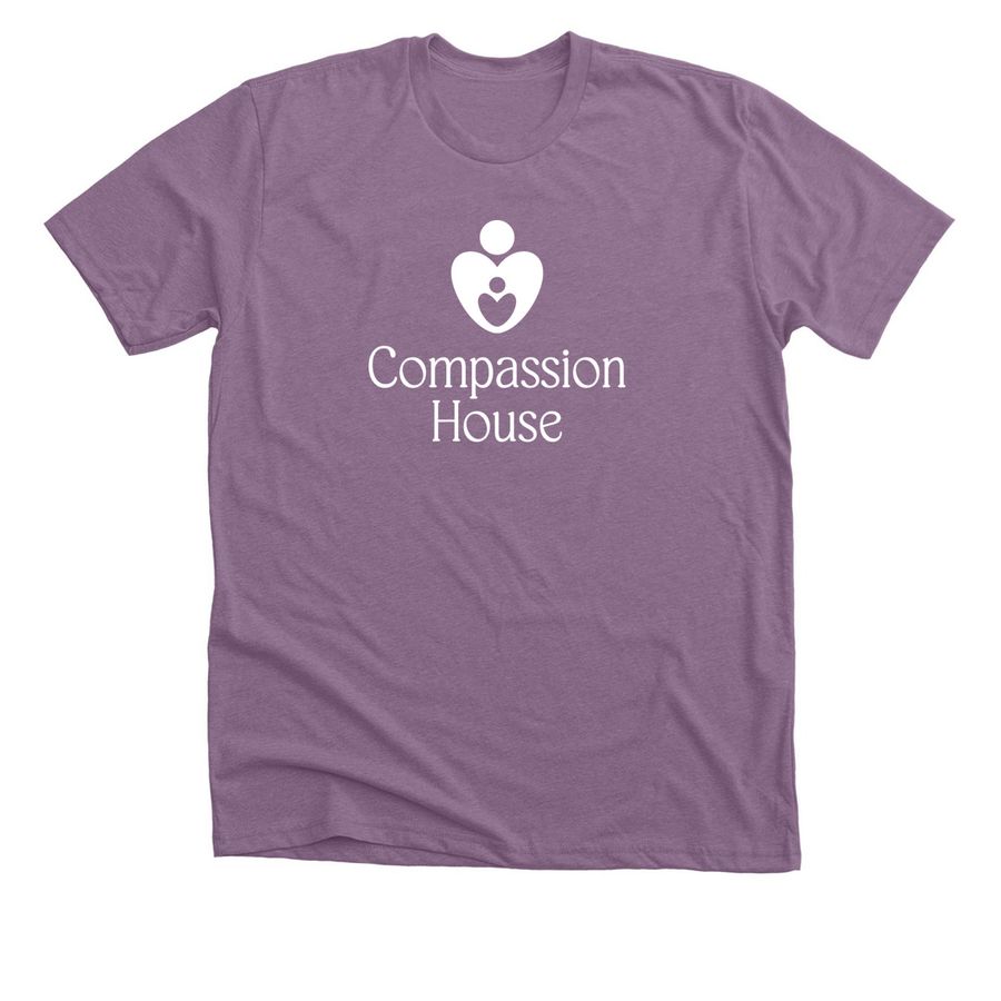 Volunteer Shirt, a Heather Purple Premium Unisex Tee