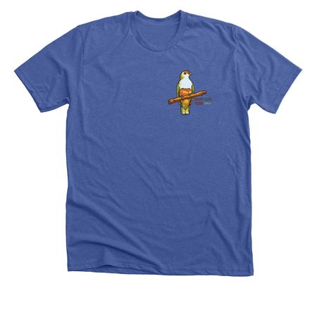 Fruit Dove Vibes Only, a Solid True Royal Premium Unisex Tee