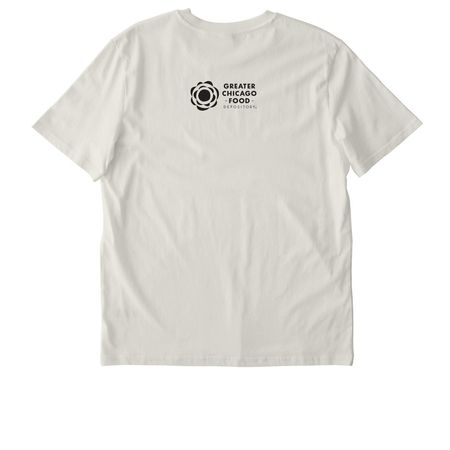 Vote to End Hunger, a Natural Raw Stanley/Stella Unisex Creator 2.0 Tee (back-view)