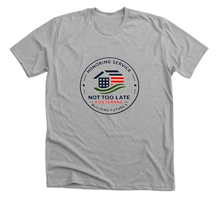 She Served, a Athletic Heather Premium Unisex Tee