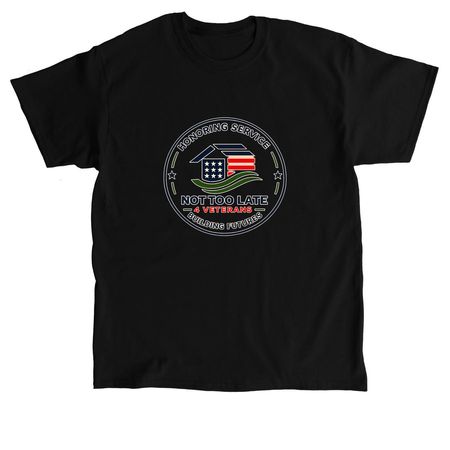 She Served, a Black Classic Unisex Tee